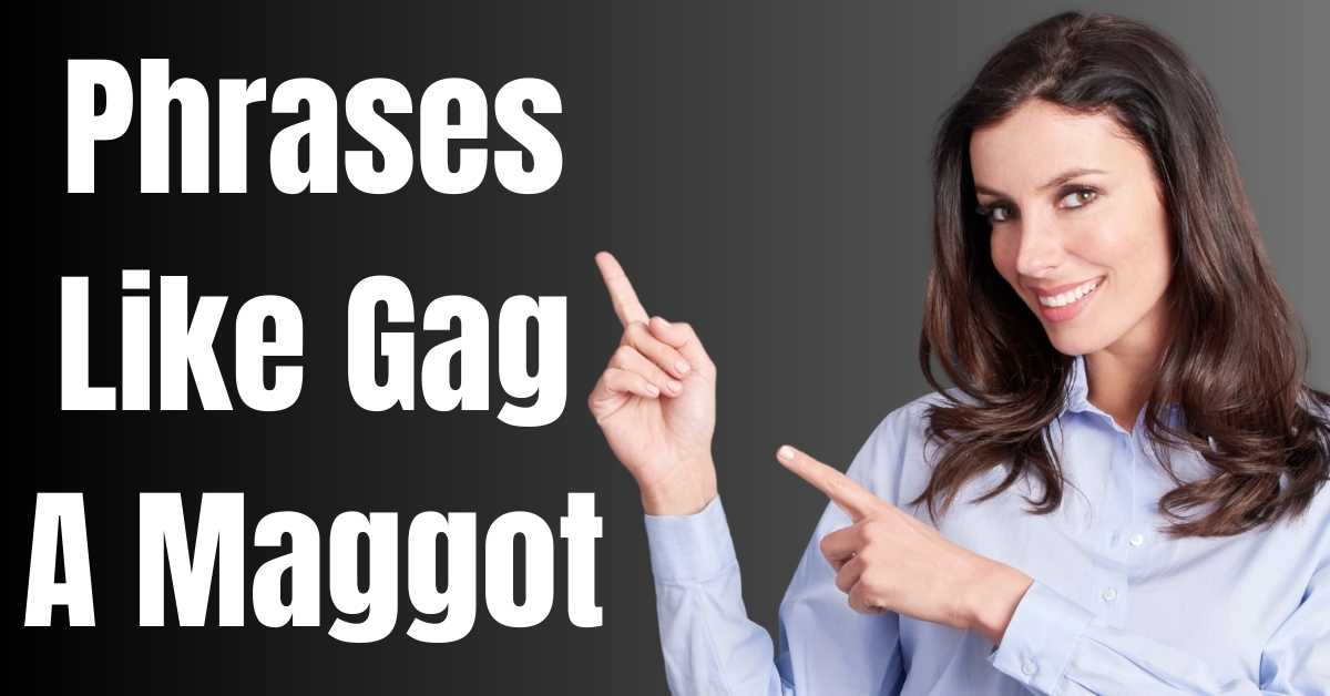 Phrases Like Gag A Maggot - Guide